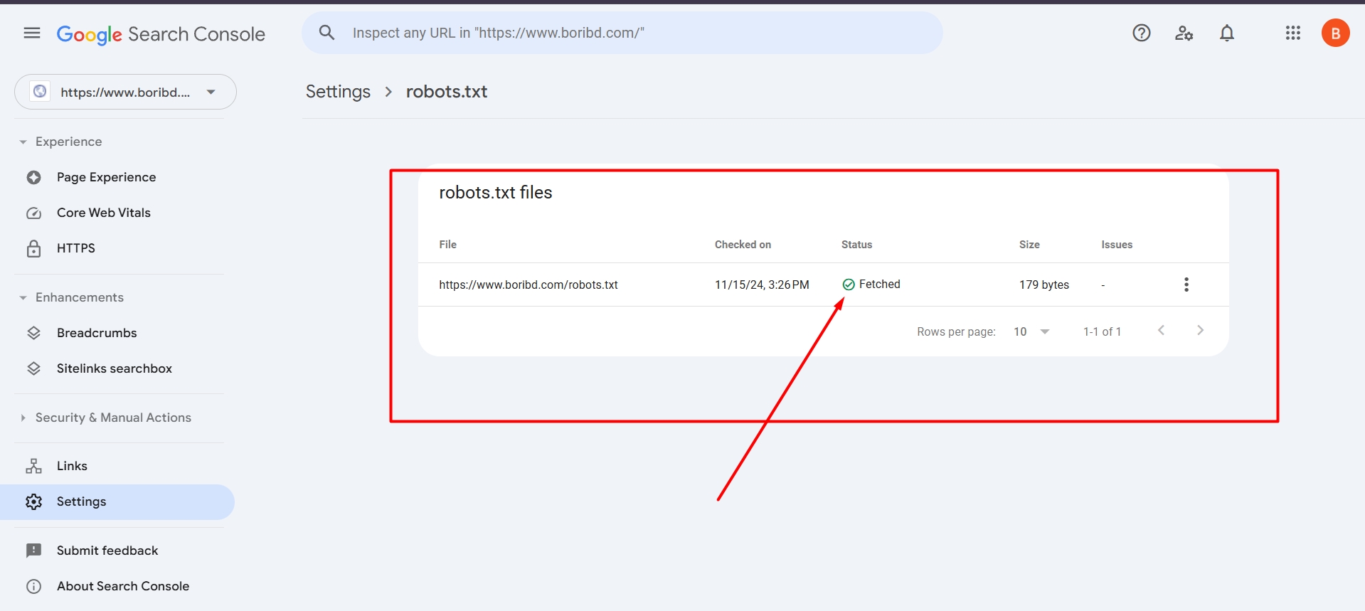 robot txt fetched robot txt fetched